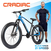 Cradiac Black Ninja Fat 21 Speed